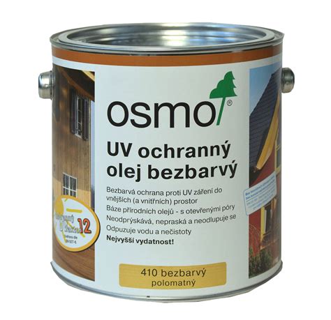 OSMO UV OCHRANNÝ OLEJ 410 Prírodný olej bez biocídov Efarby