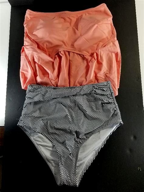 NWT Cupshe Seaside Gale Falbala High Waist Bikini Size M Property Room