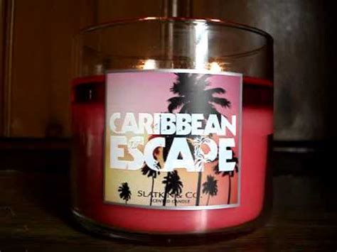 Bath And Body Works Slatkin Candle Review Caribbean Escape Yuck