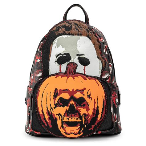 Loungefly Halloween 2 Michael Myers Pumpkin Mini Backpack The Line Jumper