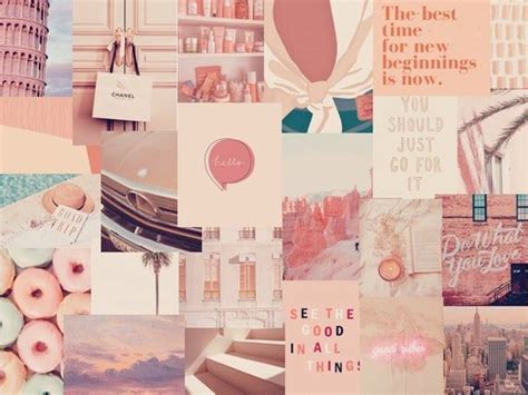 Creamy Pink Mood Board 24pc Download Etsy In 2021 Laptop Wallpaper Desktop Wallpapers