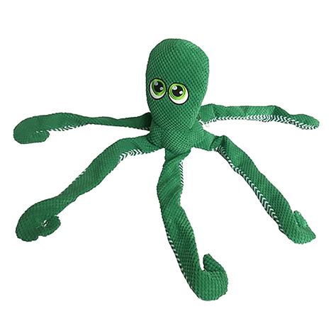 PetLou Plush Octopus Dog Toy - Green | BaxterBoo