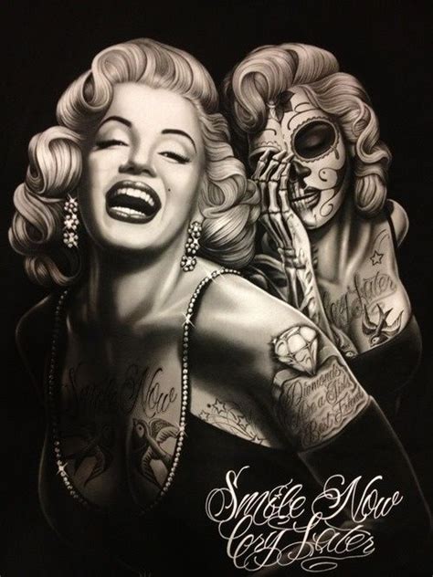 Image Result For Og Abel New Art Marilyn Monroe Tattoo Marilyn Monroe