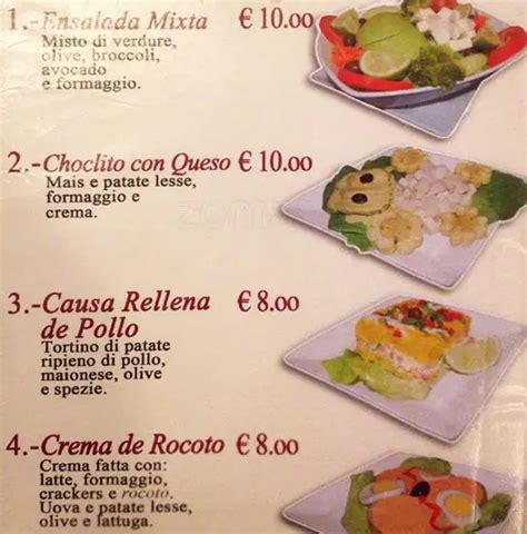 El Hornero A Milano Foto Del Menu Con Prezzi Zomato Italia