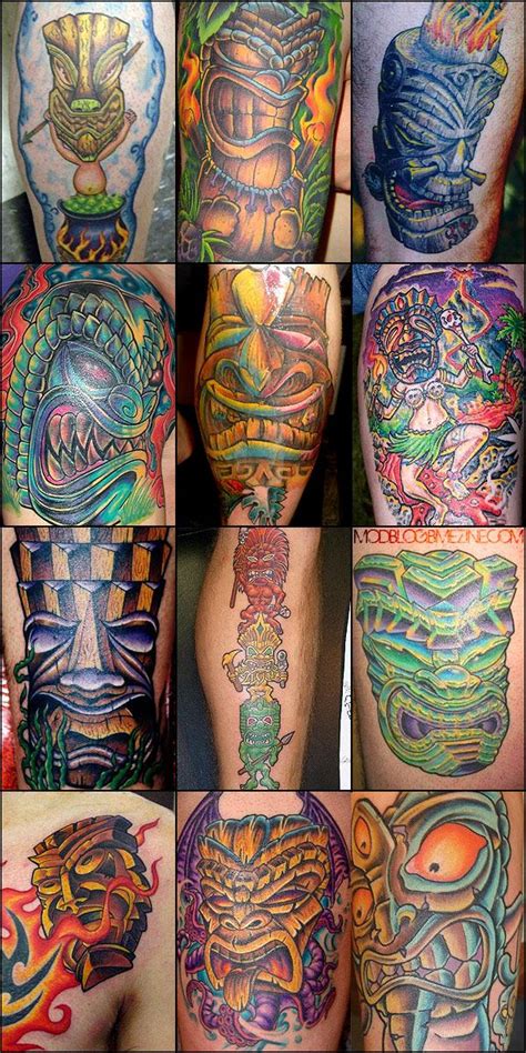 Tiki man tattoo ideas