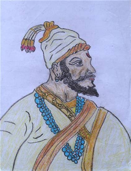 Chhatrapati Shivaji Maharaj Painting by Prachee Alam