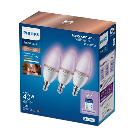 Pachet Becuri Led Rgb Inteligente Philips Smart C Wi Fi Bluetooth