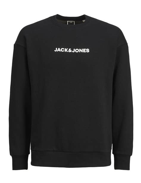 Sudadera Jack Jones Wish Negro Para Hombre B