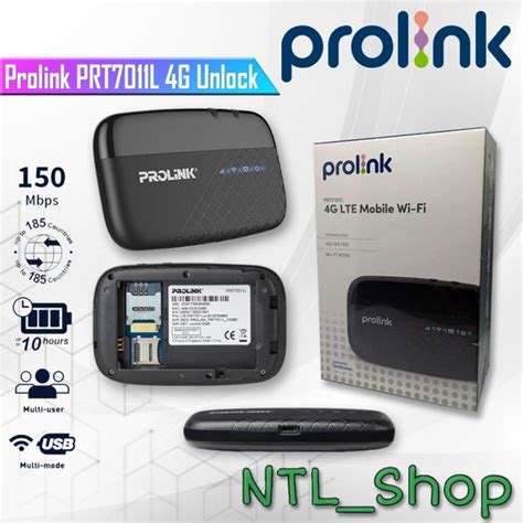 Jual Prolink PRT7011L Modem WiFi Portable 4G LTE Mifi Prolink