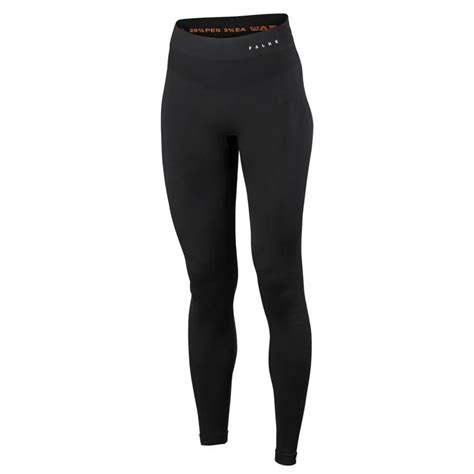 Falke Thermal Baselayer Womens Leggings In Black