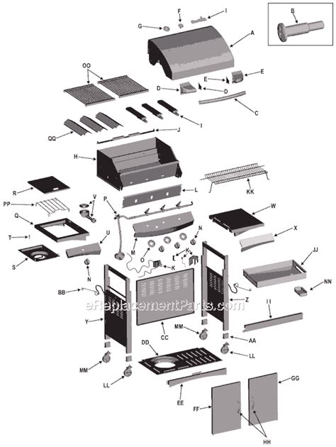 Char Broil 463244405 Parts List And Diagram