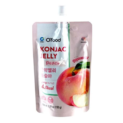 Buy Daesang Ofood Konjac Jelly Peach 150g Korean Supermarket Online