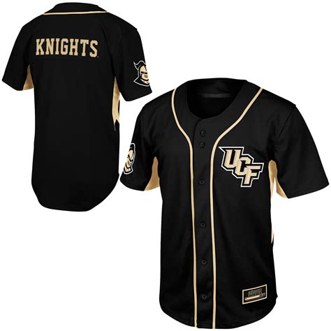 Ucf Knights Youth Fielder Baseball Jersey Black