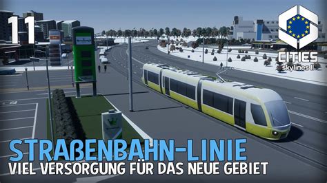 Erste Straßenbahn Linie durch meine europäische Stadt in Cities