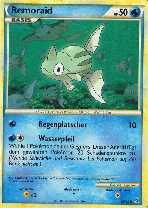 223 — Remoraid Im Pokédex — Bisafansde