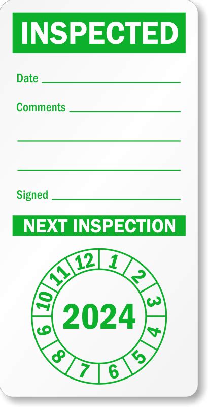 Inspection Stickers And Inspection Qc Labels