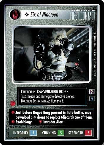 Pin By The Anachronistic Doctors On Trading Cards Star Trek Borg