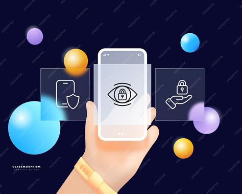 Premium Vector | Biometrics set icon fingerprint and facial recognition