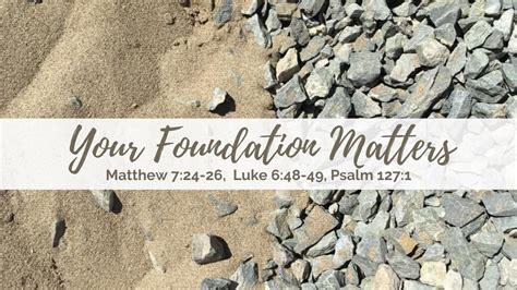 Your Foundation Matters Rlcc Sermon 6212020 Youtube