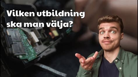 Vilken Utbildning Ska Man V Lja Universitetet Youtube