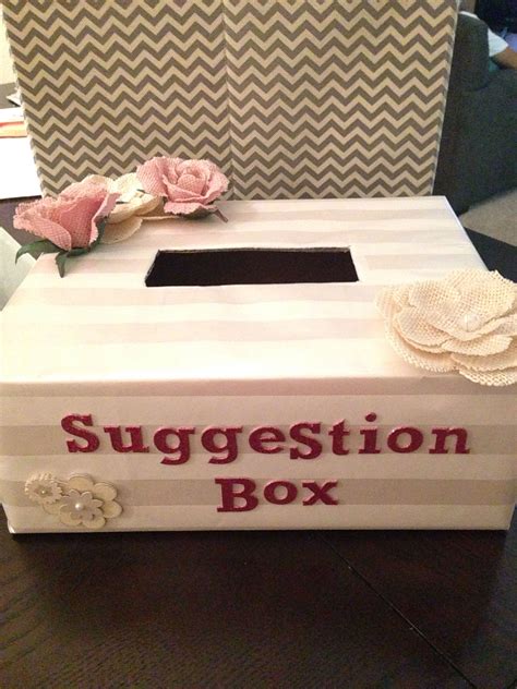 Suggestion Box | Suggestion box, Box template, Hope box