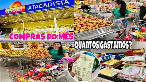 Compras Do M S No Assai Atacadista Mostrei Valores Youtube