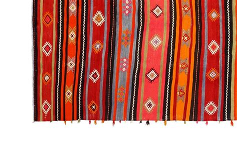 Vintage Anatolian Kilim In Bold Stripes X Anatolian Kilim