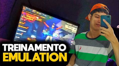 FREE FIRE AO VIVO TREINAMENTO EMULATION RUMO A 3K YouTube