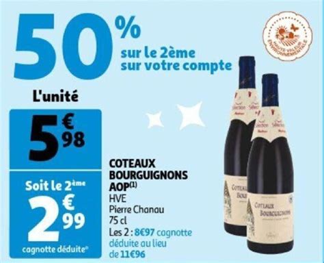 Coteaux Bourguignons Aop Pierre Chanau Cl Promotie Bij Auchan