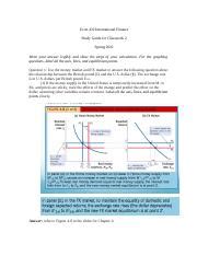 Studyguide Classwork Docx Econ International Finance Study