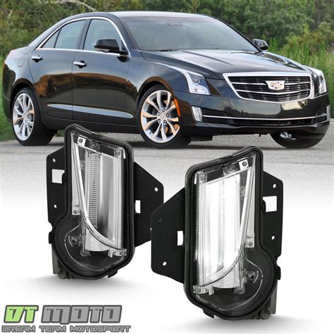 NEW 2013 2017 Cadillac XTS Bumper Driving Fog Lights LED Daytime