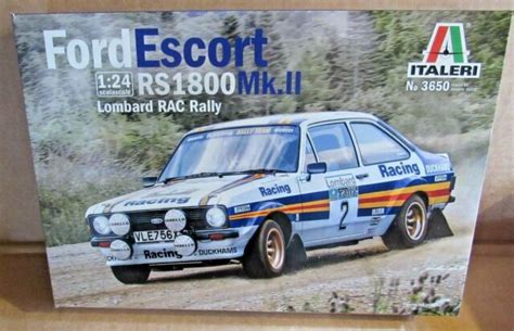 Italeri 3650 1 24 Ford ESCORT Rs1800 MKII Lombard RAC For Sale Online