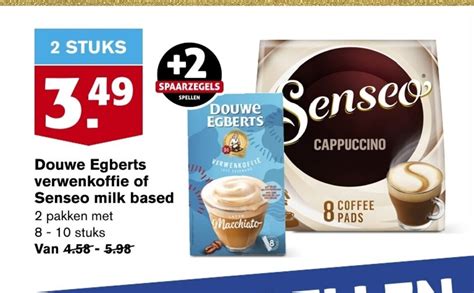 Douwe Egberts Verwenkoffie Of Senseo Milk Based Pakken Met Stuks