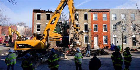 Three Baltimore Firefighters Killed In Vacant Home Blaze Wsj