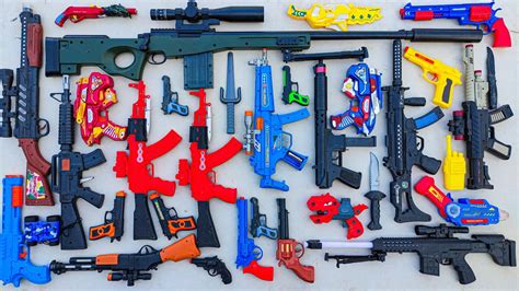 Collecting Sniper Gun Ak M A Mp Nerf Gun Colt Revolver M