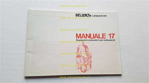 Workshop Manuals Dell Orto Manuale Officina Taratura Carburatori