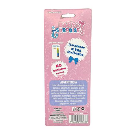 VELA MAGICA BABY SURPRISE NIÑA Euro Novelty