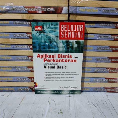 Jual BUKU ORIGINAL BELAJAR SENDIRI APLIKASI BISNIS DAN PERKANTORAN