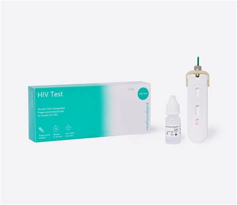 Newfoundland HIV Self Test Kit – Finger-Prick Blood Test, Results in 1