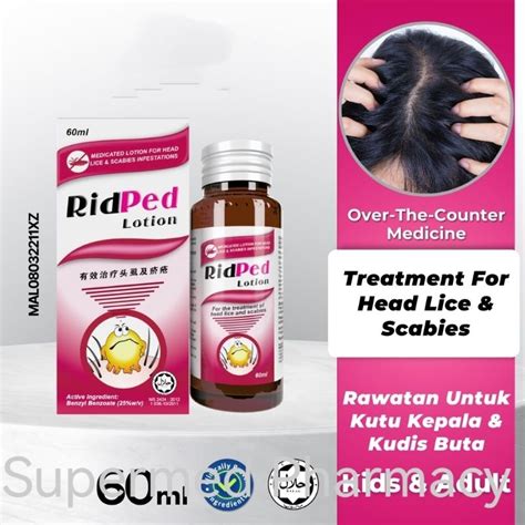 RidPed Lotion 60ml Head Lice And Scabies Shopee Malaysia