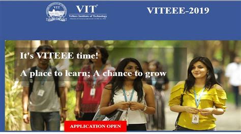 VITEEE 2019 Application Process Begins Check Syllabus Exam Date And