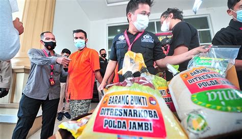 Polda Jambi Gagalkan Penyelundupan Kilogram Sabu Asal Riau