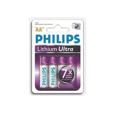 Philips Lithium Ultra FR6LB4A batteri AA På lager Billig