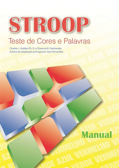 Stroop Teste De Cores E Palavras Oficina Didáctica