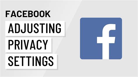 Facebook Adjusting Your Privacy Settings Youtube