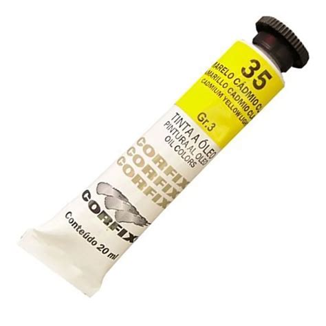 Tinta Oleo Corfix Gr Amarelo Cadmio Claro Ml