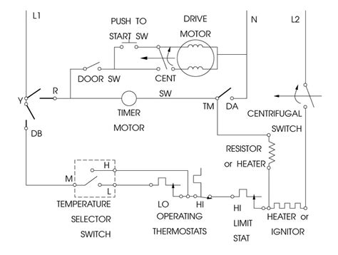 Wiring Diagram For A Dryer Heating Element Wiring Flow Line