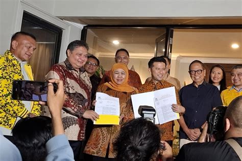 Sinyal Koalisi PKB PDIP Makin Kuat Khofifah Emil Batal Lawan Kotak Kosong