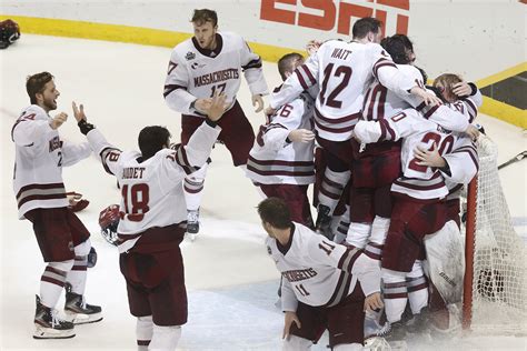 The ‘best Moment Of Their Life’ Umass Men’s Hockey Team Rolls Over St Cloud State To Win