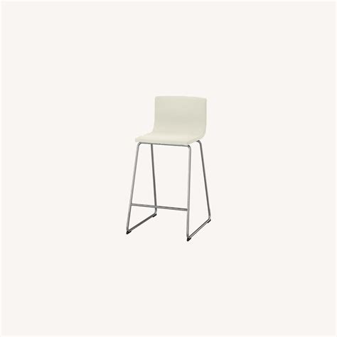 Ikea Bernhard Bar Stool With Backrest Aptdeco